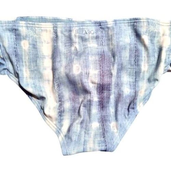 BILLABONG IN A WAVE RUFFLE BIKINI BOTTOM BLUE NWT SZ M - Picture 3 of 5